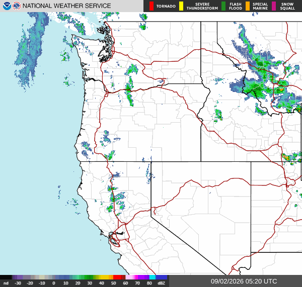 West Coast Radar